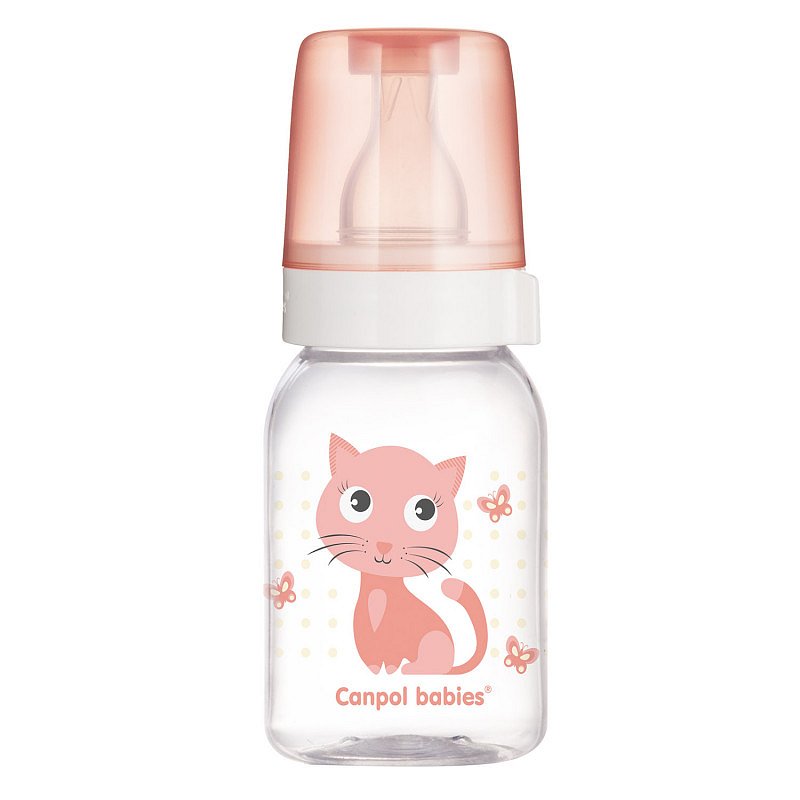 Canpol babies Lahev s potiskem Cute animals 120ml