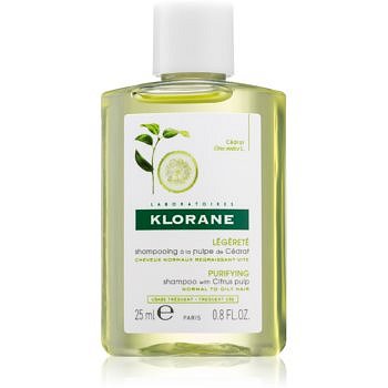 Klorane Cédrat šampon pro normální až mastné vlasy 25 ml