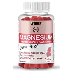 WEIDER Magnesium želatinové bonbóny hořčík a inulin malina 48 kapslí