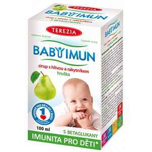 BABYIMUN sirup s hlívou a rakytníkem hruška 100ml