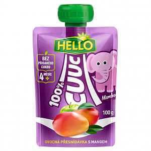 HELLO Cuuc kapsička s mangem 100 g x 12 kusů