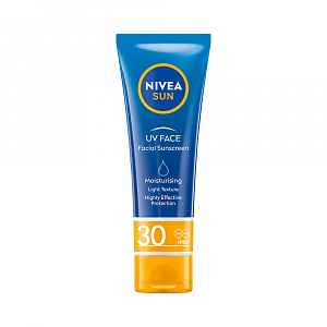 Nivea SUN Hydratační pleťový krém na opalování OF30 50 ml