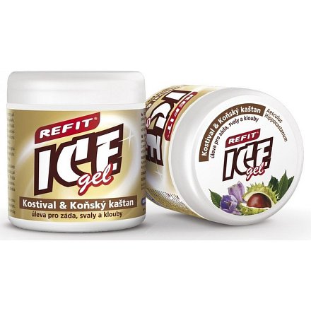 Refit Ice gel s kostivalem 230ml hnědý