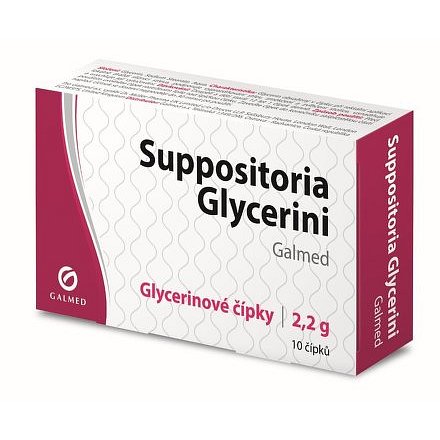 Suppositoria Glycerini Galmed 2.2g 10 čípků