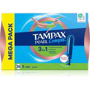 Tampax Pearl Compak Super tampony s aplikátorem 36 ks