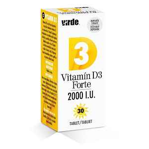 VIRDE Vitamín D3 Forte 2000 I.U. 30 tablet