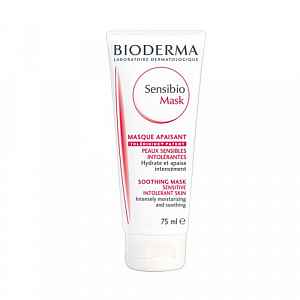 Bioderma Sensibio Soothing Mask Zklidňující hydratační maska pro citlivou pleť 75 ml