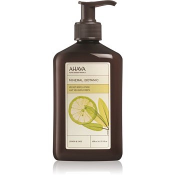 Ahava Mineral Botanic Lemon & Sage jemné tělové mléko citron + šalvěj  400 ml