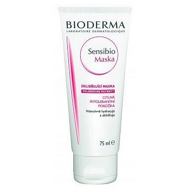 Bioderma Sensibio Soothing Mask Zklidňující hydratační maska pro citlivou pleť 75 ml