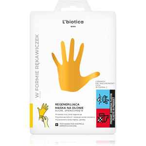 L’biotica Regenerating Hand Mask regenerační maska na ruce ve formě rukavic 1 pár