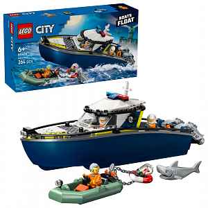 LEGO City 60456 Honička v policejní lodi