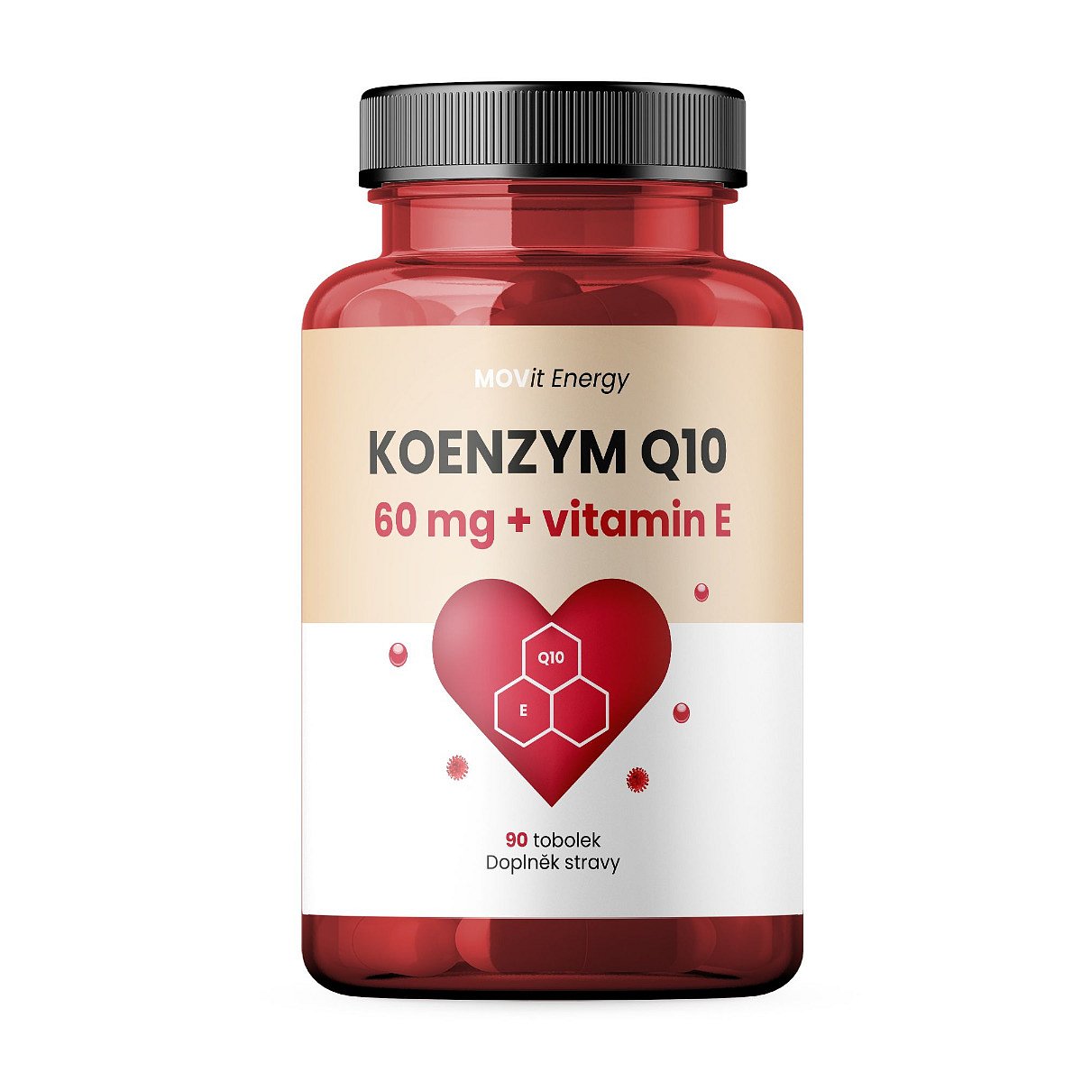 MOVit Energy Koenzym Q10 60 mg + vitamin E 90 tobolek