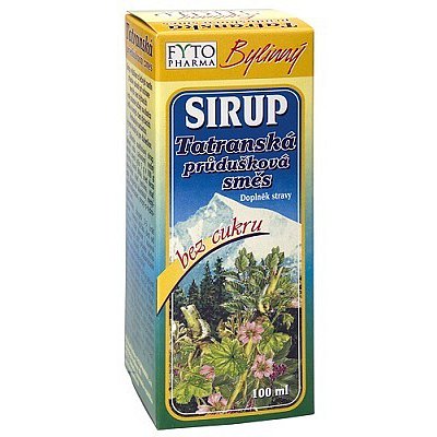 Tatranská průduš.směs Bylin.sirup bez cukru 100ml