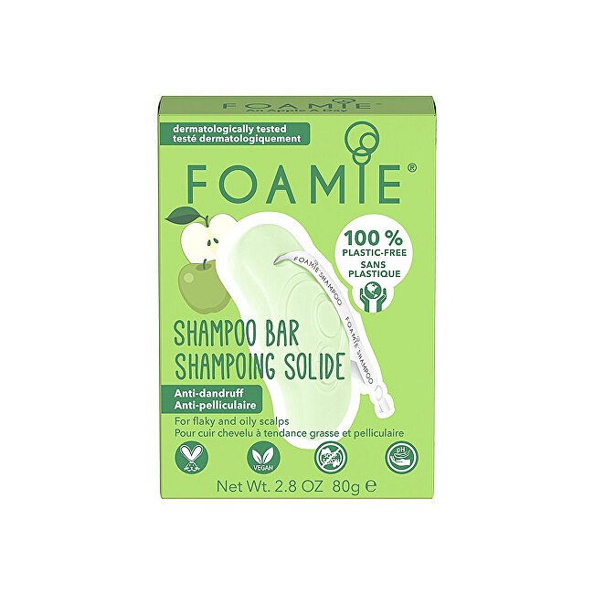 Tuhý šampon proti lupům An Apple A Day (Shampoo Bar) 80 g