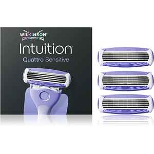 Wilkinson Sword Intuition Quattro Sensitive náhradní hlavice 3 ks