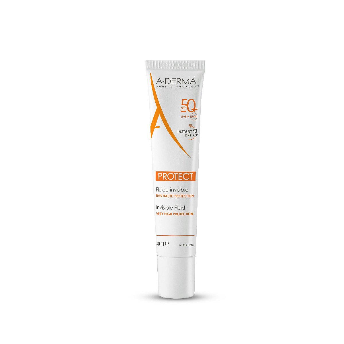 A-derma Protect Transparentní fluid SPF50+ 40 ml