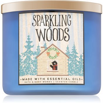 Bath & Body Works Sparkling Woods vonná svíčka 411 g