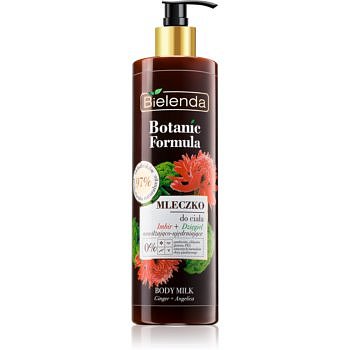 Bielenda Botanic Formula Ginger + Angelica hydratační a zpevňující tělové mléko  400 ml