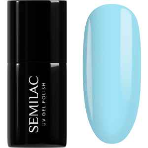 Semilac UV Hybrid One Touch Pastels gelový lak na nehty odstín 974 Bubbly Blue 7 ml