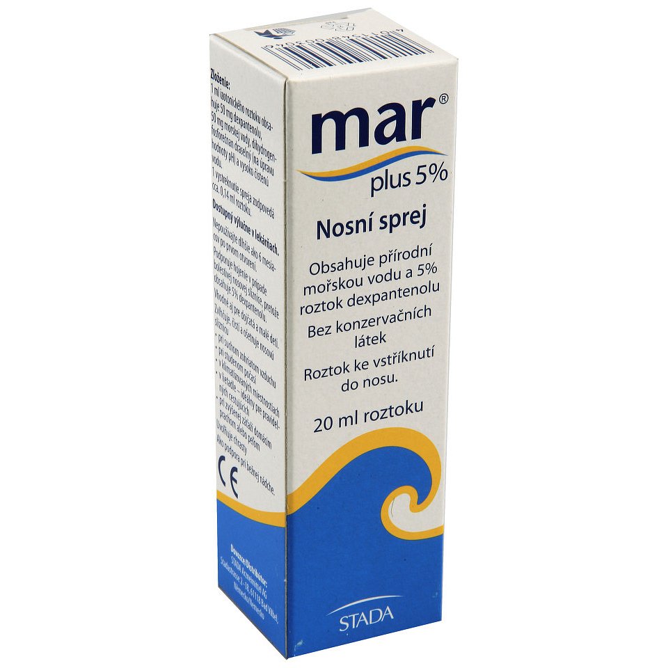 Stada Pharma MAR Plus Nasenspray moř.voda s dexpanth. 20 ml