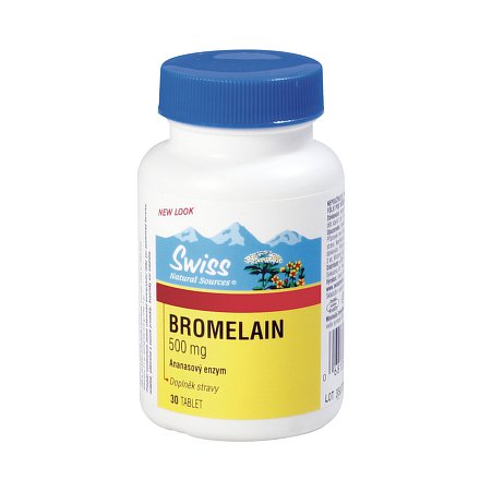 Swiss BROMELAIN 500 mg tablety 30