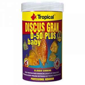 Tropical Discus Gran D-50 Plus Baby 100ml/52g granulované krmivo pro terčovce