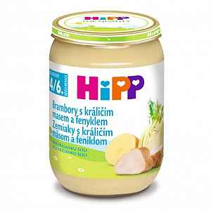 HiPP BABY MENU BIO Brambory s králičím masem a fenyklem 190g
