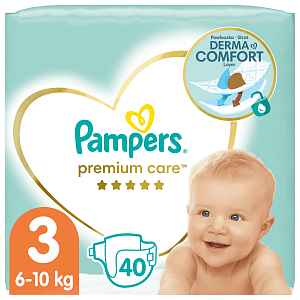 Pampers Premium Care S3 (6-10kg) 40ks