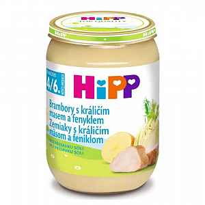 HiPP BABY MENU BIO Brambory s králičím masem a fenyklem 190g