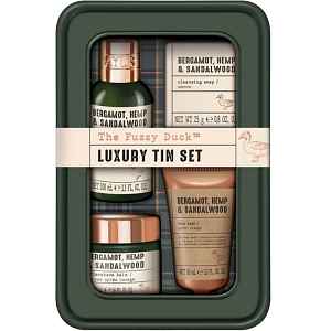 Baylis & Harding The Fuzzy Duck Bergamot, Hemp & Sandalwood dárková sada plechový box