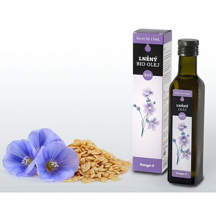 Health Link BIO lněný olej 250ml