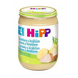 HiPP BABY MENU BIO Brambory s králičím masem a fenyklem 190g