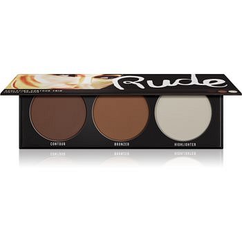 Rude Cosmetics Sculpting Contour Trio konturovací paletka 16,2 g