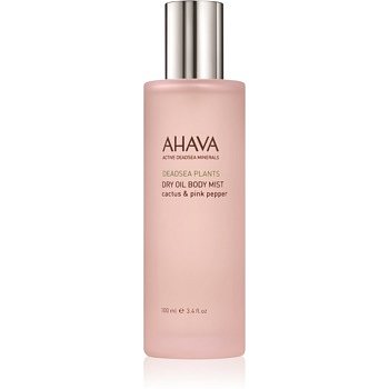 Ahava Dead Sea Plants Cactus & Pink Pepper suchý tělový olej ve spreji  100 ml