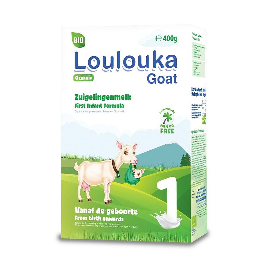 Loulouka BIO Počáteční kojenecká kozí výživa 1 400 g