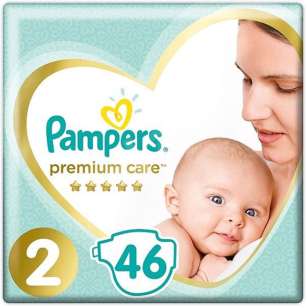 Pampers Premium Care S2 (4-8kg) 46ks