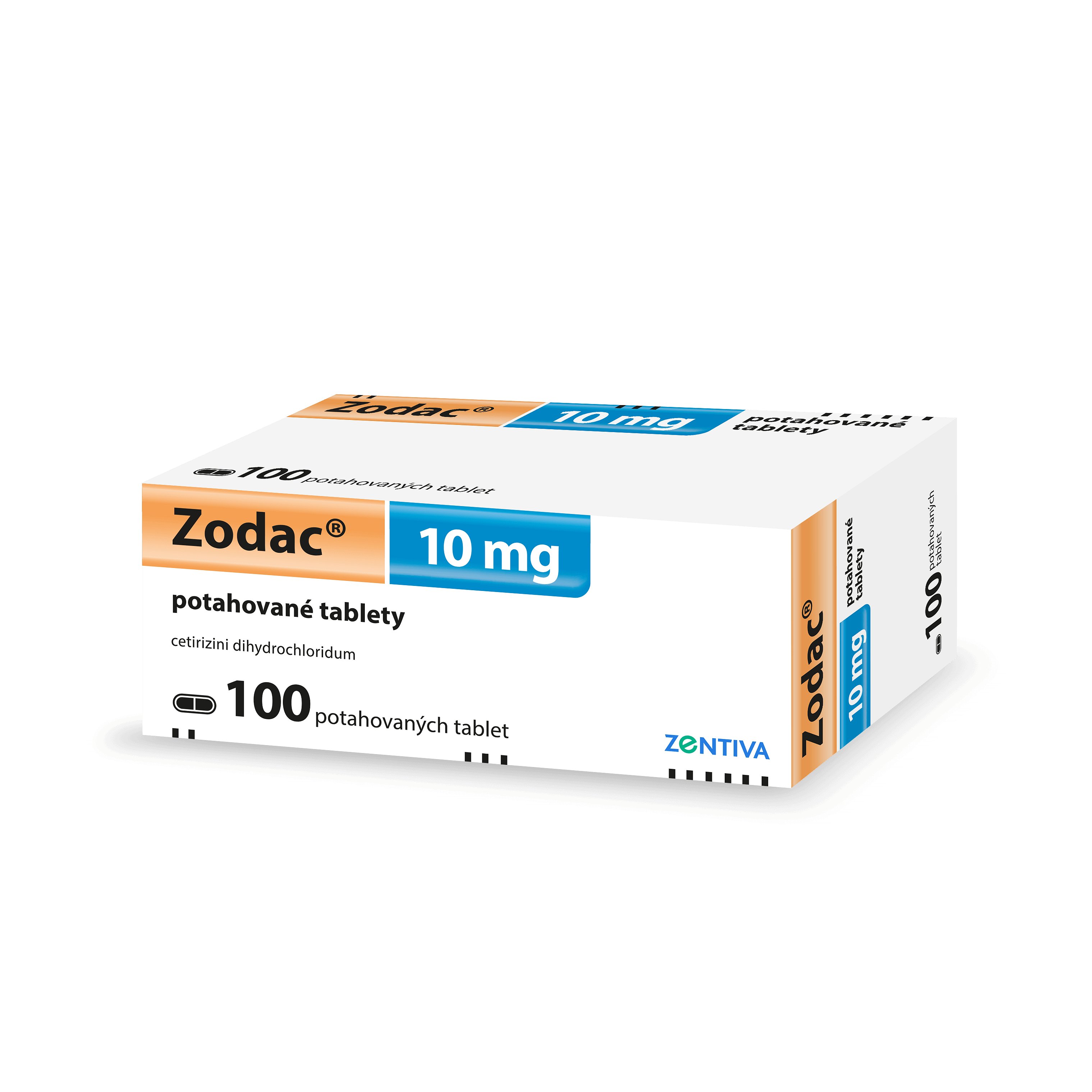 Zodac 10mg 100 tablet