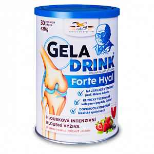 Geladrink FORTE HYAL jahoda práškový nápoj 420 g