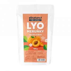 Allnature Meruňky sušené mrazem 100 g