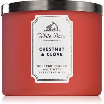 Bath & Body Works Chestnut & Clove vonná svíčka 411 g