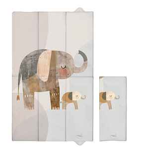 CEBA BABY Podložka přebalovací cestovní (80x50) Basic Elephant Family