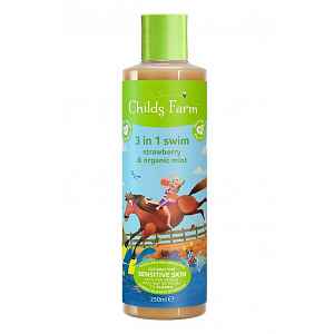 Childs Farm 3v1 sprchový gel, šampon a kondicionér jahoda a máta 250 ml