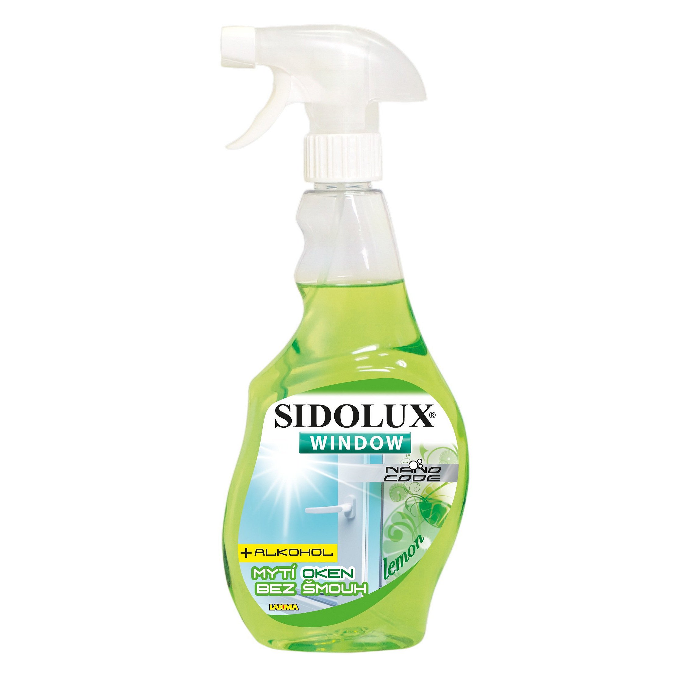 Sidolux Nano code čistič oken Lemon 500 ml