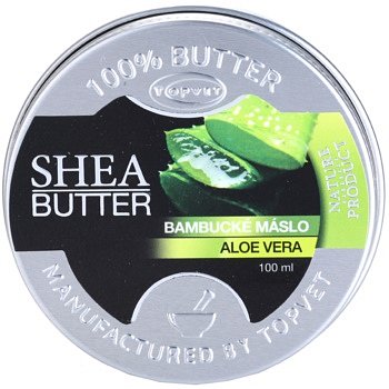 Topvet Shea Butter bambucké máslo s aloe vera 100 ml