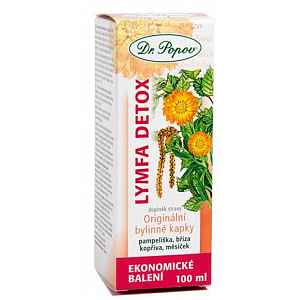 Dr.Popov Kapky bylinné Lymfa-Detox 100ml