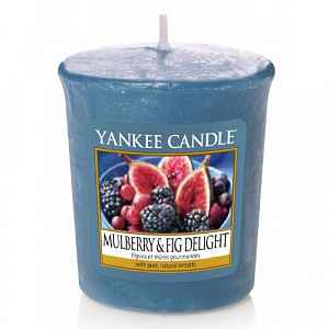 Yankee Candle Aromatická votivní svíčka Mulberry & Fig Delight  49 g