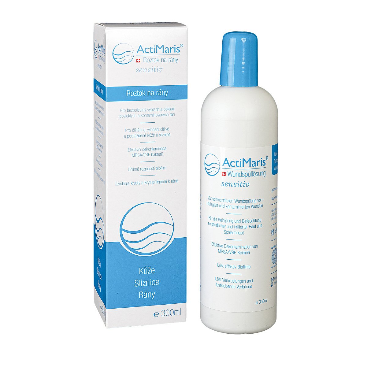 ActiMaris Sensitiv Roztok na výplach a čištění ran 300 ml