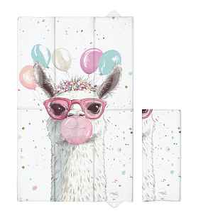 CEBA BABY Podložka přebalovací cestovní (80x50) Basic Crazy Lama