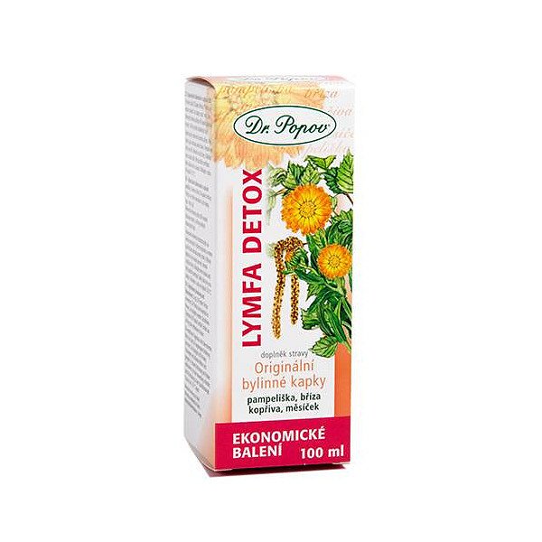 Dr.Popov Kapky bylinné Lymfa-Detox 100ml