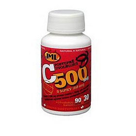 JML Vitamin C tablety 120 x 500 mg post.uvol.s šípky